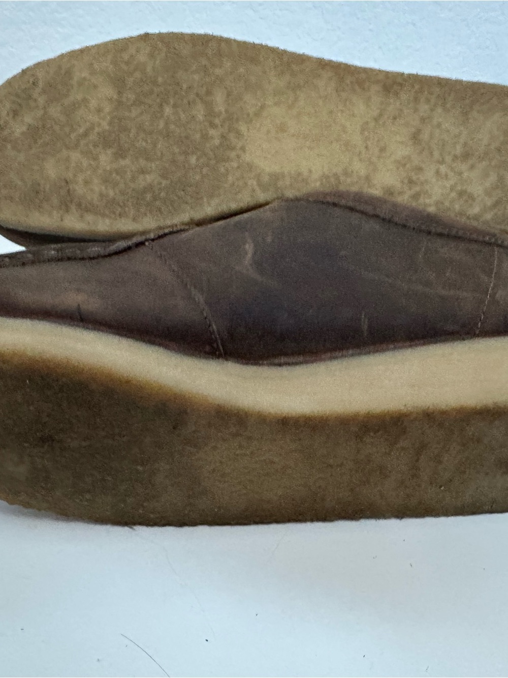Clarks Women’s Brown Leather Chukka Moccasin Boots - Picture 8 of 8